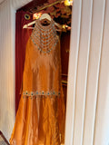 HALTERNECK SHARARA SUIT